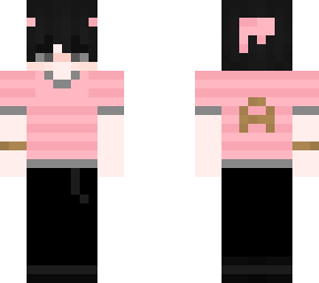 black/pink