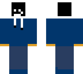 blue cube head