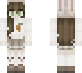 bunny want a carrot (dark hair)