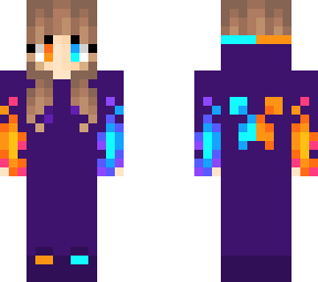 fire & ice girl (glow effect) :d