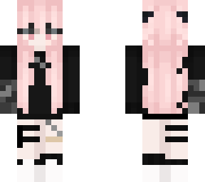 pink hair girl
