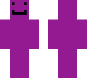 purple smiley man
