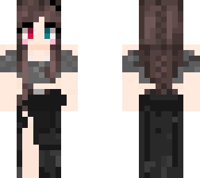dark brown hair