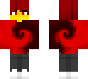 male - red dye sweater