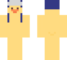 pato de ushanka azul