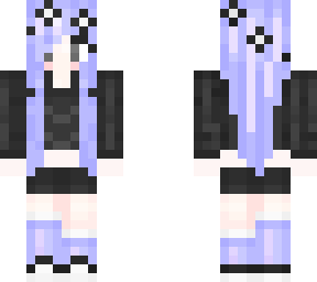 purple hair girl