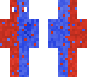 red and blue