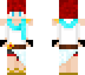 red haired bird person