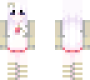 white hair girl