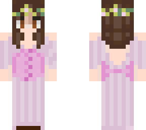 medieval flower crown girl