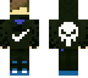 mine animation without eyes #1 with blood under his arms
