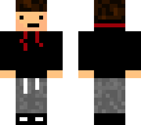 red and black hoodie gamer