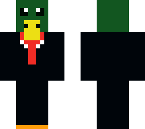 duck in a suit