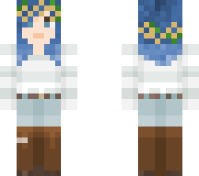 sweater and flower crown