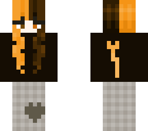 orange and black