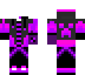 purple gamer clothes template