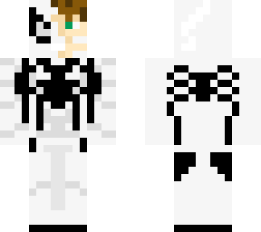 spiderman white and venom