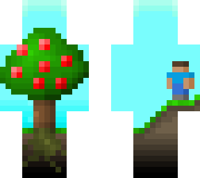 =-apple tree=- - pixel art