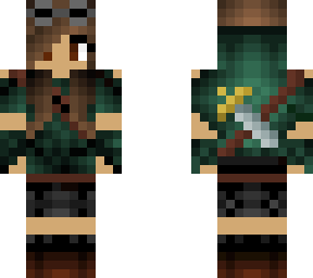 female exploring hunter 2.1 (fixed color of the neck)