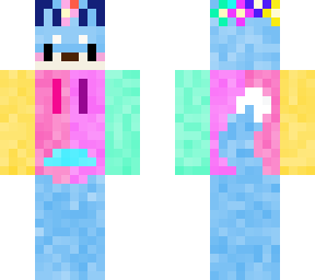 rainbow hoodie fox