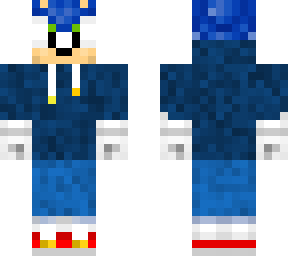 sonic with hoodie v2 :d