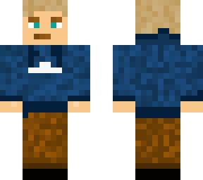 strange blond man