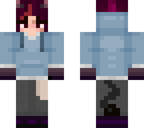tofi fanart blue hoodie skin