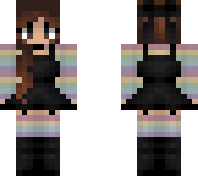 gothic dark pastel girl