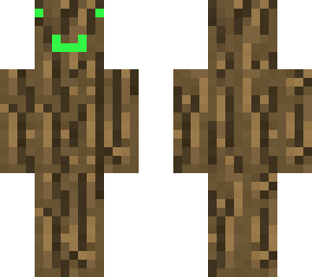 oak tree with green face