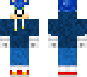 sonic with hoodie v2 ( fixed )