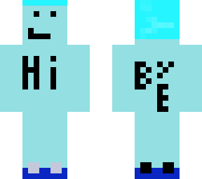 blue guy with fire shoes