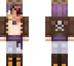 human gavin purple hair