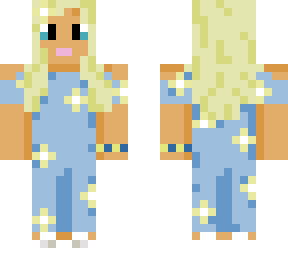 light blue daisy jumpsuit {white shoes} *special edition*