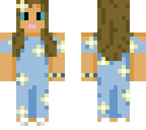 light blue daisy jumpsuit {white shoes}