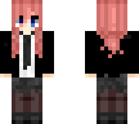 miku full black coat