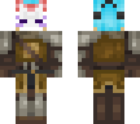 orangeblade knight w/ hair tie