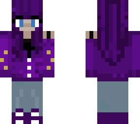 purple cardigan girlie