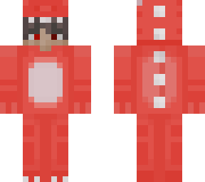 red dino onesie