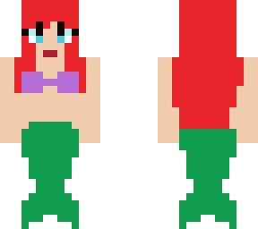 .+ ariel - my cousin made a skin +.