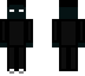 dark guy skin, white eyes, white shoes, slim