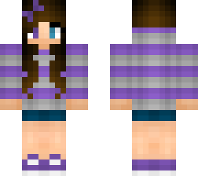 purple and gray hoodie girl