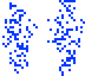 random blue