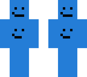 blue man