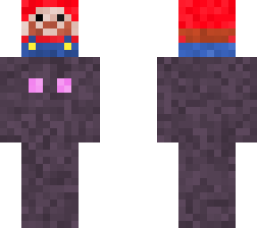enderman stealing mario