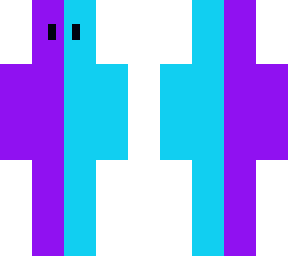 purple and light blue