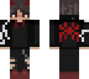 spiderman hoodie with horns