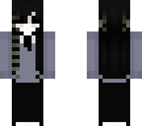 black hair goth girl | Minecraft Skins