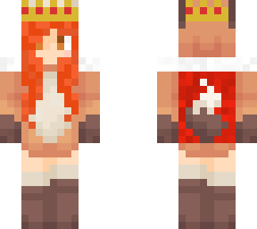 fox queen with a cape