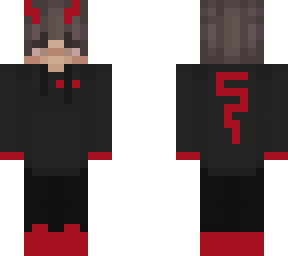 hoddie black and red