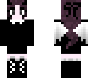 gothic lolita angel with horns